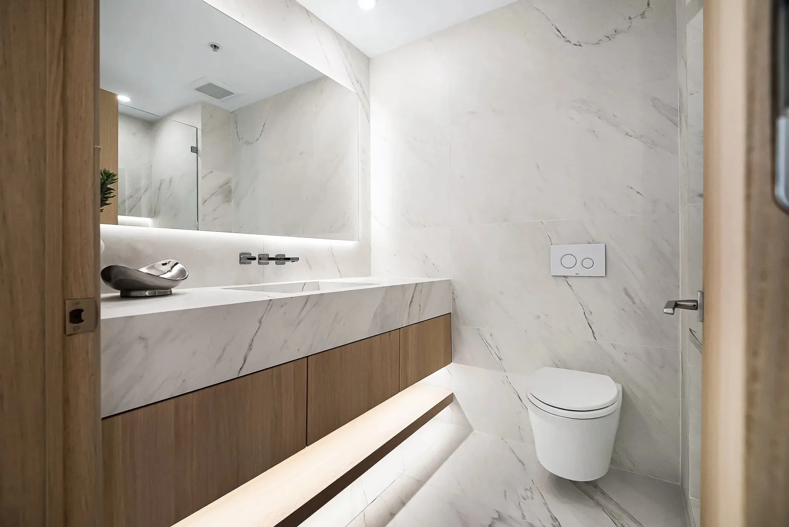 Custom bathroom cabinetry