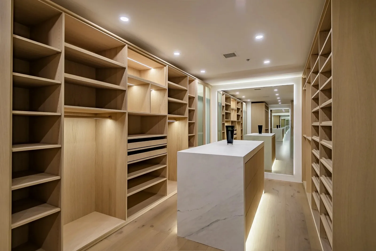 Custom closet cabinetry